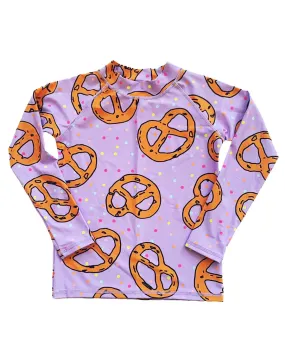 Kip & Co | Pretzels Lilac Rash Vest