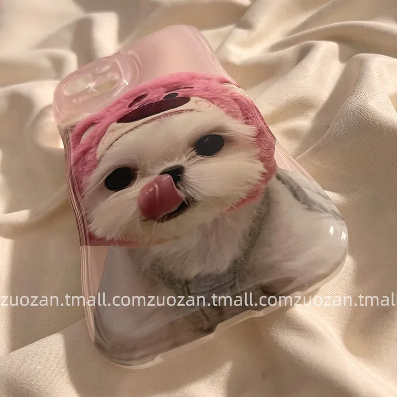 Cute Match Cartoon Puppy Phone Case