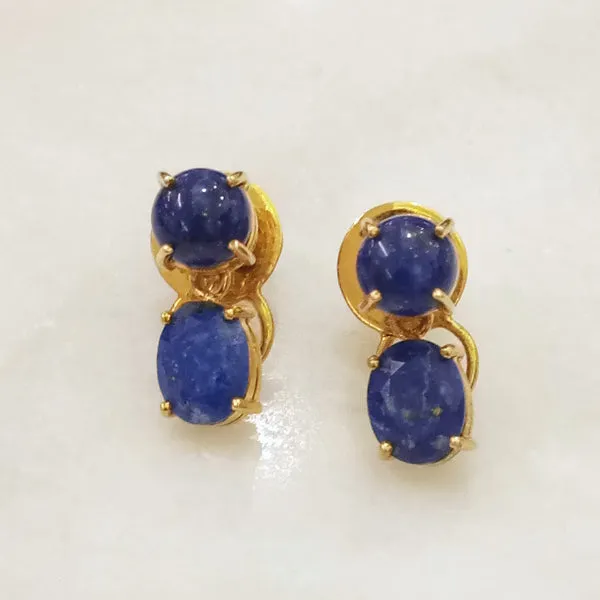 Lapiz Lazuli Separates Earrings