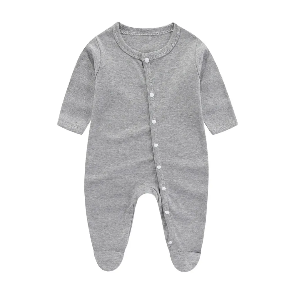 Cozy Muslin Baby Rompers