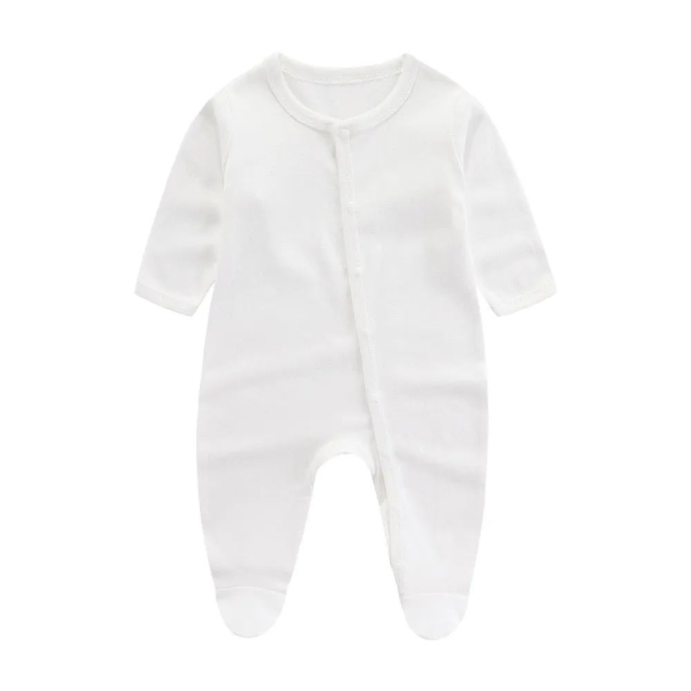 Cozy Muslin Baby Rompers