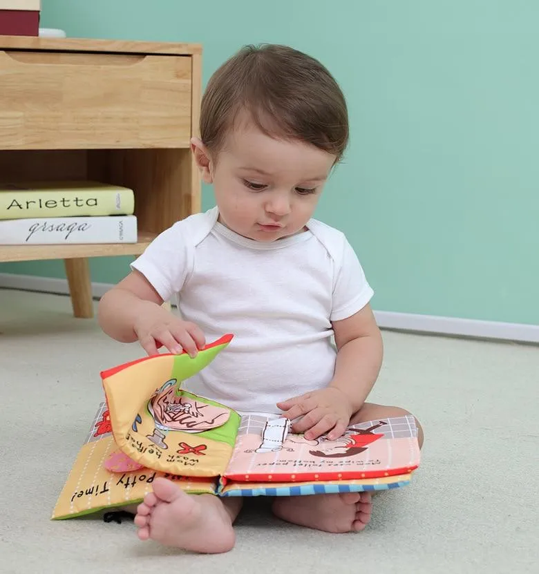 Baby Book Soft Cloth Books Toddler Newborn Early Learning Develop Cognize Reading Puzzle Book Toys Infant Quiet Book For Kids