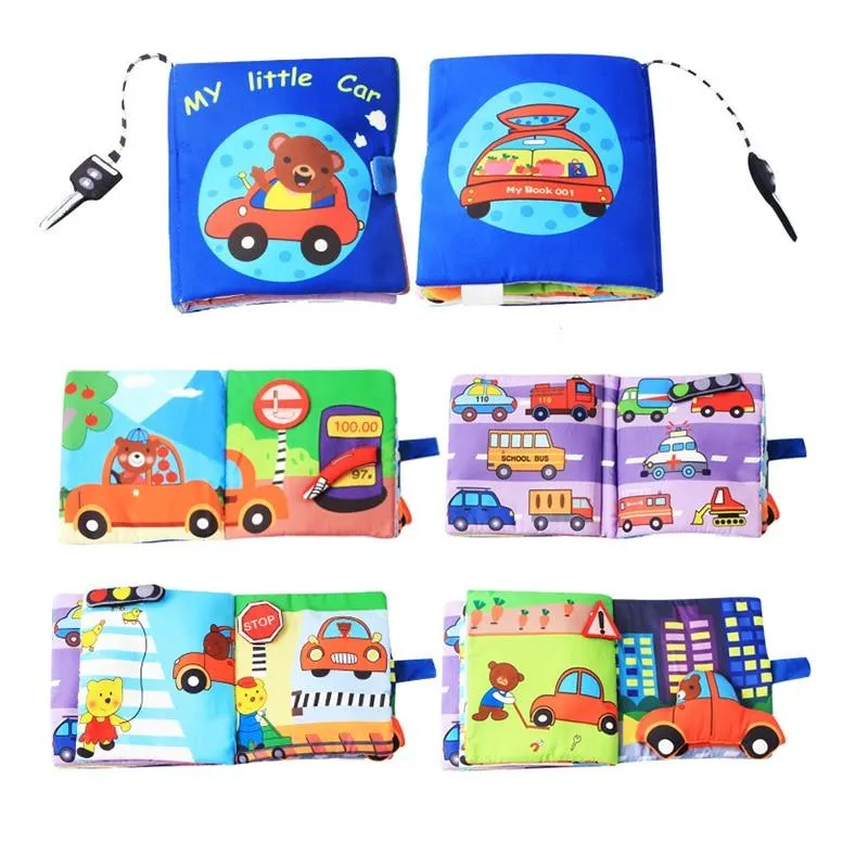 Baby Book Soft Cloth Books Toddler Newborn Early Learning Develop Cognize Reading Puzzle Book Toys Infant Quiet Book For Kids