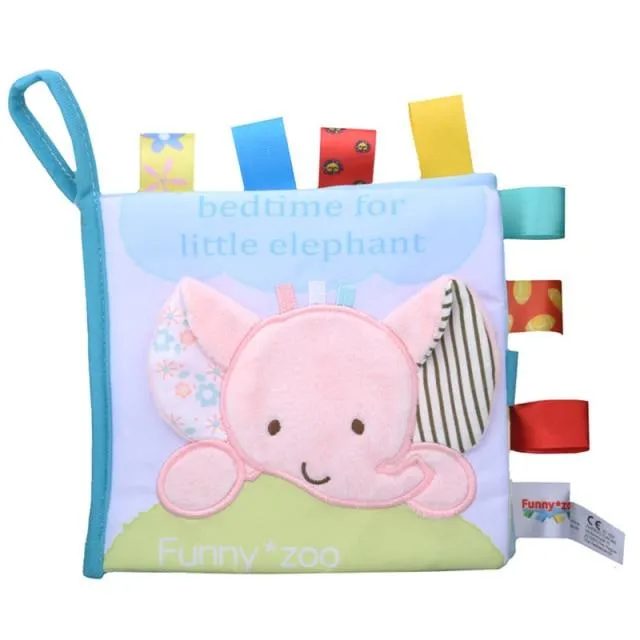 Baby Book Soft Cloth Books Toddler Newborn Early Learning Develop Cognize Reading Puzzle Book Toys Infant Quiet Book For Kids