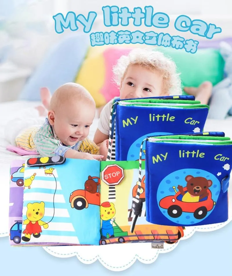 Baby Book Soft Cloth Books Toddler Newborn Early Learning Develop Cognize Reading Puzzle Book Toys Infant Quiet Book For Kids