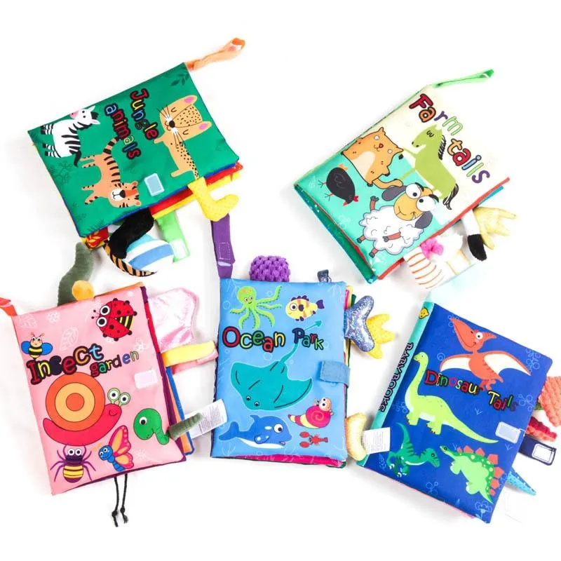 Baby Book Soft Cloth Books Toddler Newborn Early Learning Develop Cognize Reading Puzzle Book Toys Infant Quiet Book For Kids