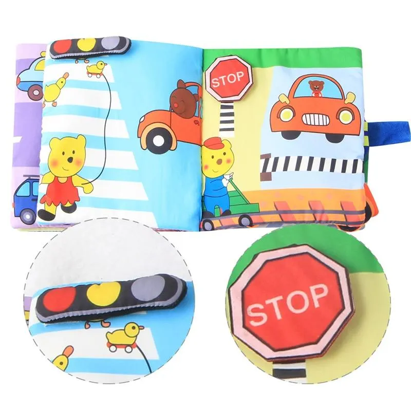 Baby Book Soft Cloth Books Toddler Newborn Early Learning Develop Cognize Reading Puzzle Book Toys Infant Quiet Book For Kids