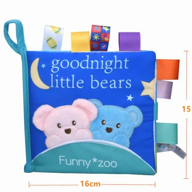 Baby Book Soft Cloth Books Toddler Newborn Early Learning Develop Cognize Reading Puzzle Book Toys Infant Quiet Book For Kids