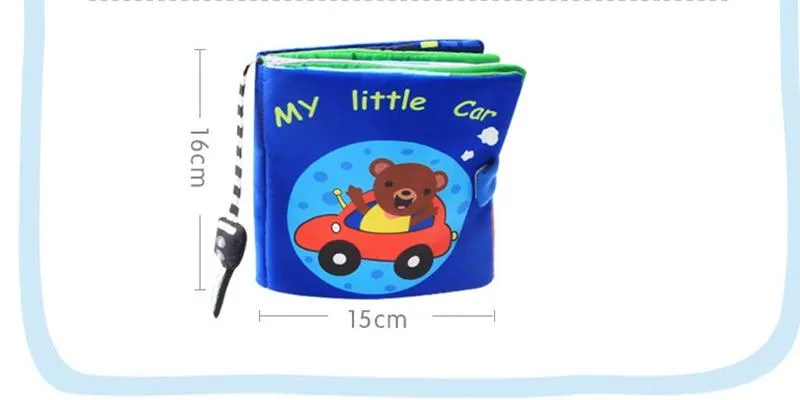 Baby Book Soft Cloth Books Toddler Newborn Early Learning Develop Cognize Reading Puzzle Book Toys Infant Quiet Book For Kids