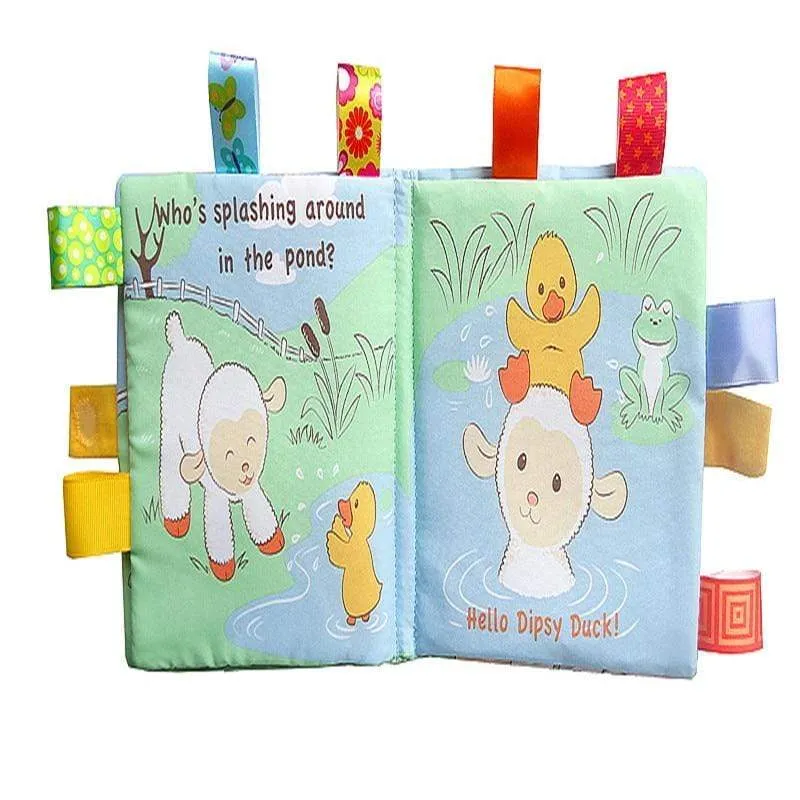 Baby Book Soft Cloth Books Toddler Newborn Early Learning Develop Cognize Reading Puzzle Book Toys Infant Quiet Book For Kids