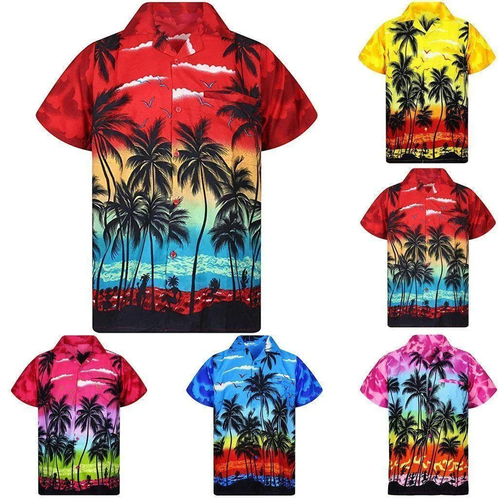 Palm Tree Hawaiian Shirt For Men