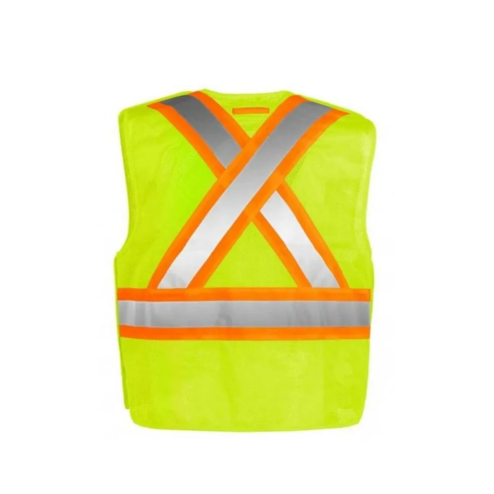 Terra Hi-Vis 5 Point Tear Away Vest - Yellow 116523YL