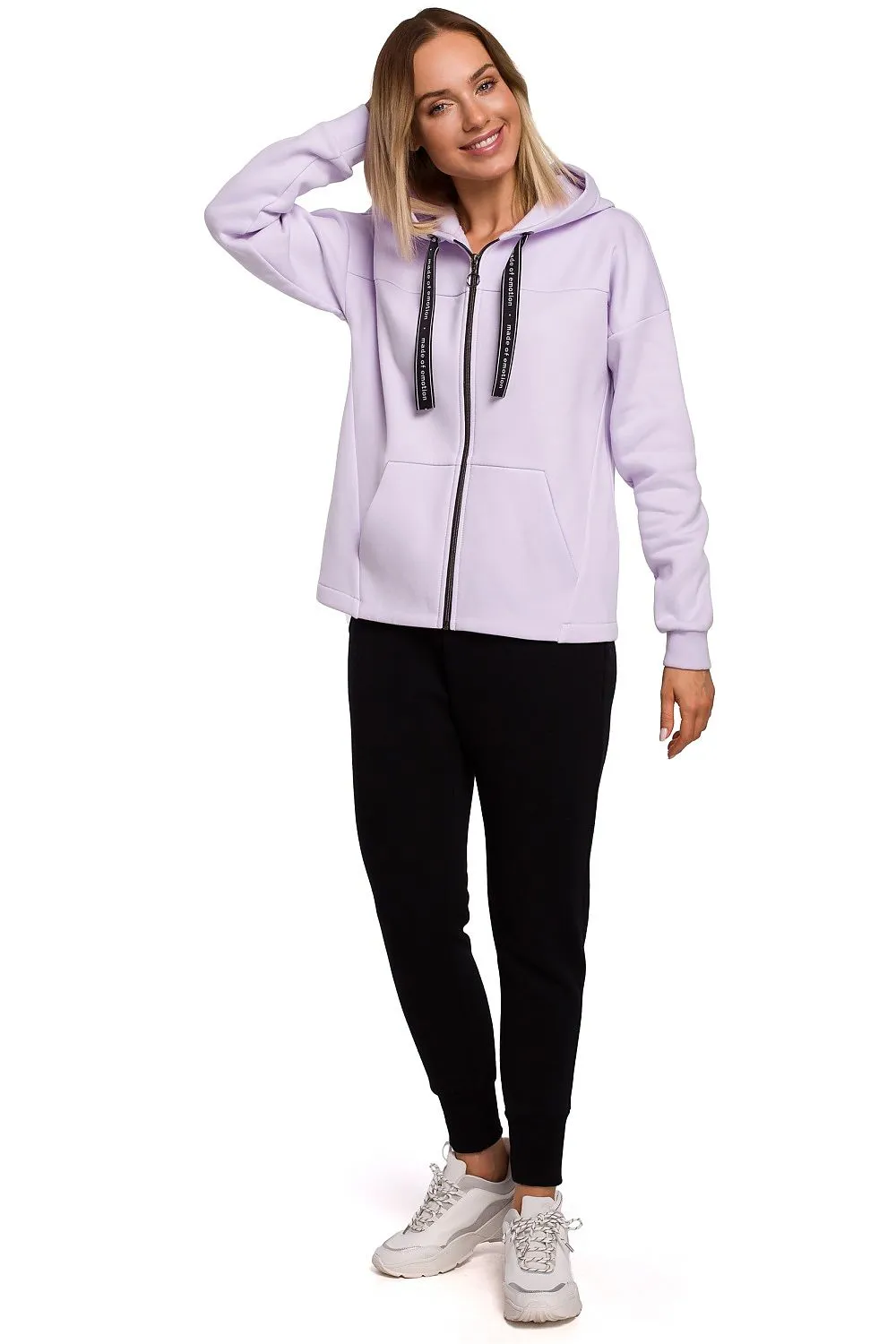 Violet Full Zip Hooded Sweatshirt