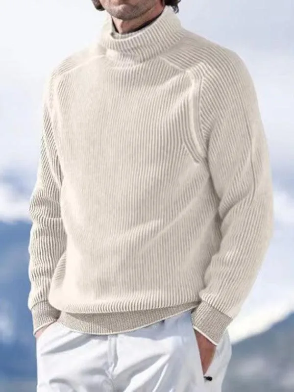 Knitted Men Turtleneck Sweater