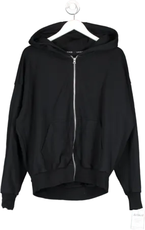 Lounge Underwear Black Zip Up Hoodie UK S