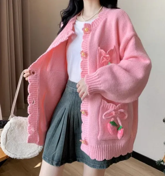 Fashion Girls Oversize Sweater Coat PN6434