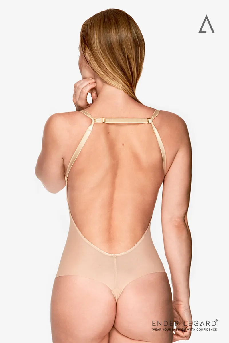 Seamless Backless Shapewear with Balconette Cups (FRANKIE)