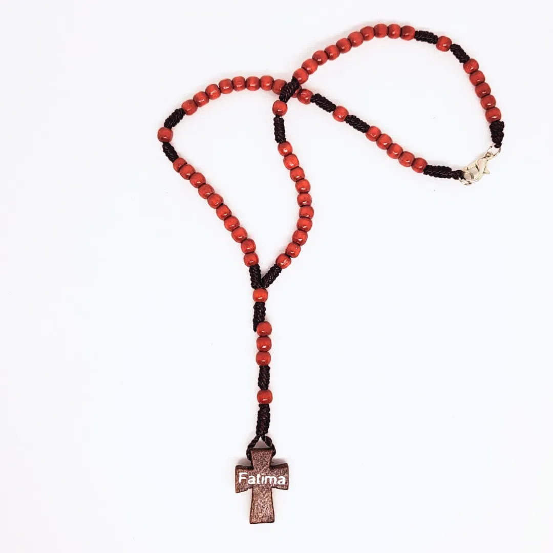 Cord & Wood Fatima Rosary