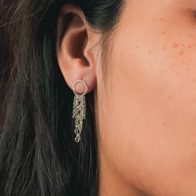 Lumi Chain Tassel Earrings