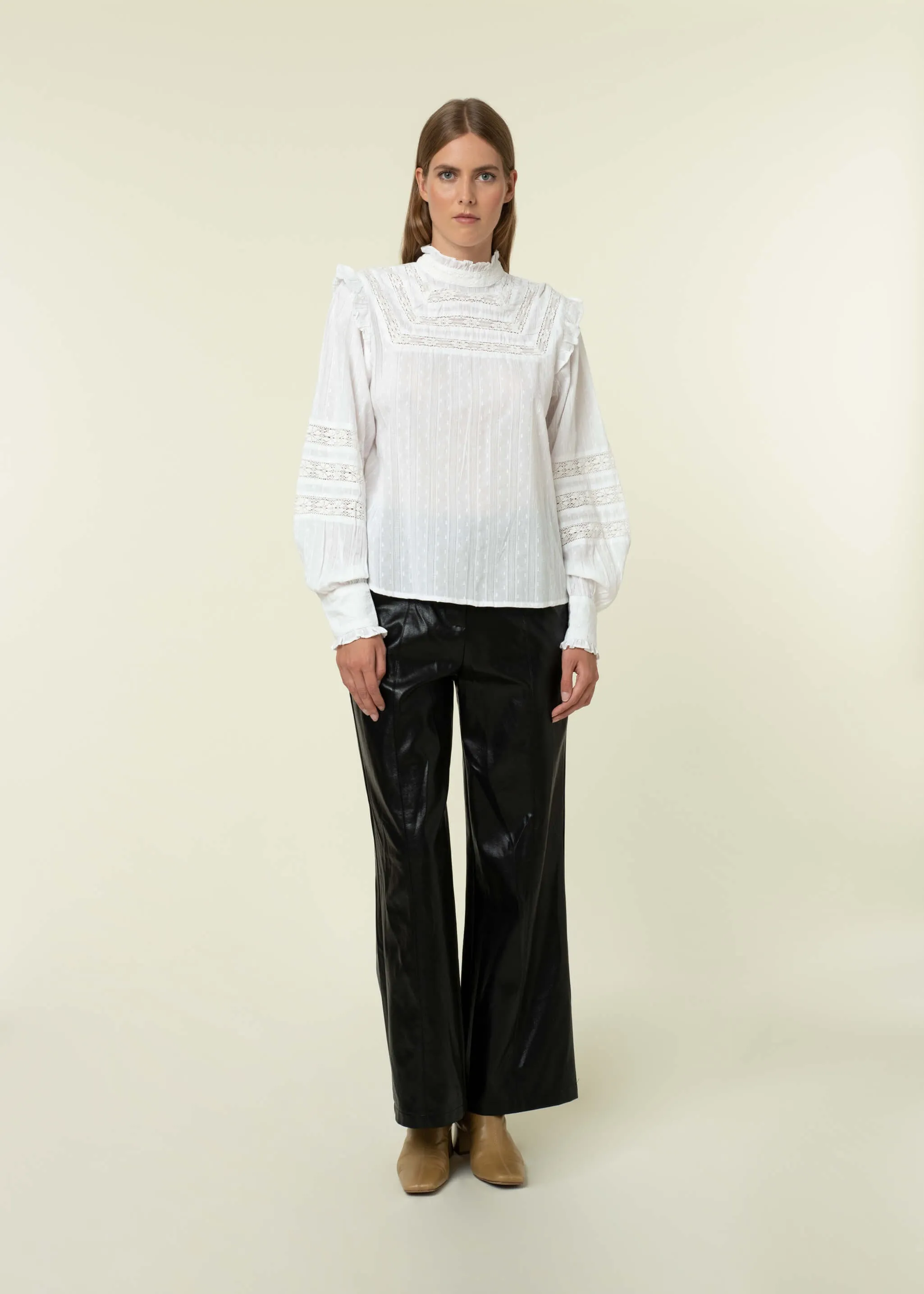 Zita Faux Leather Trousers (Other Colours)