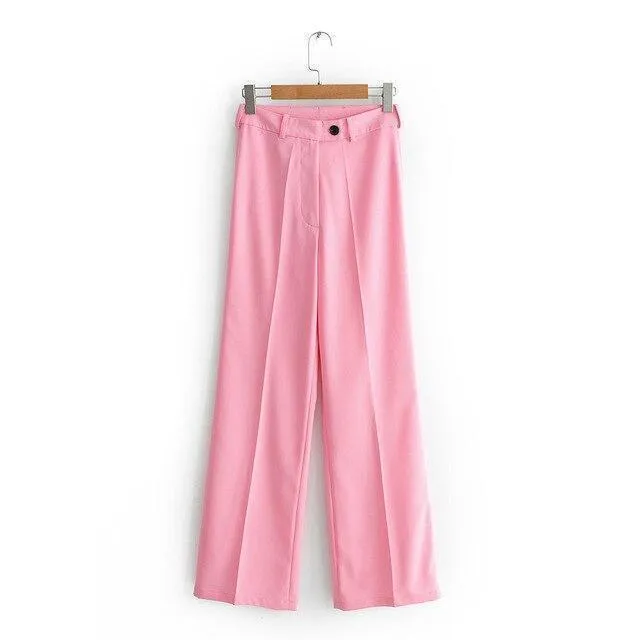 Women Pink Pantsuits