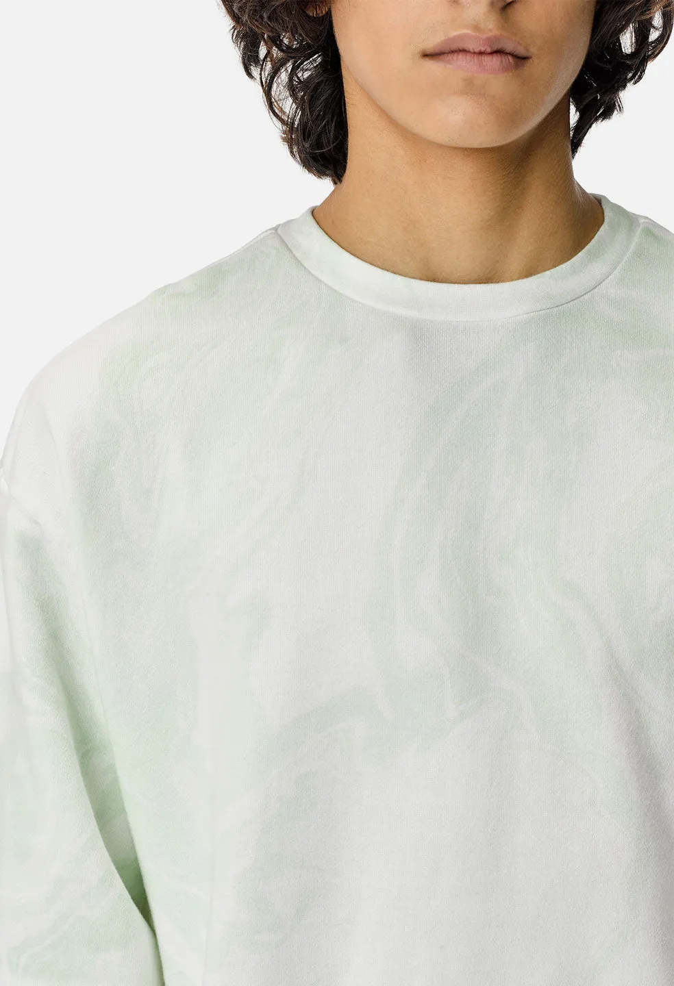 Marble Dye Crew / Mint