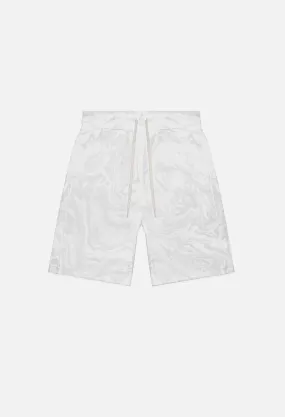 Marble Dye Shorts / Grey