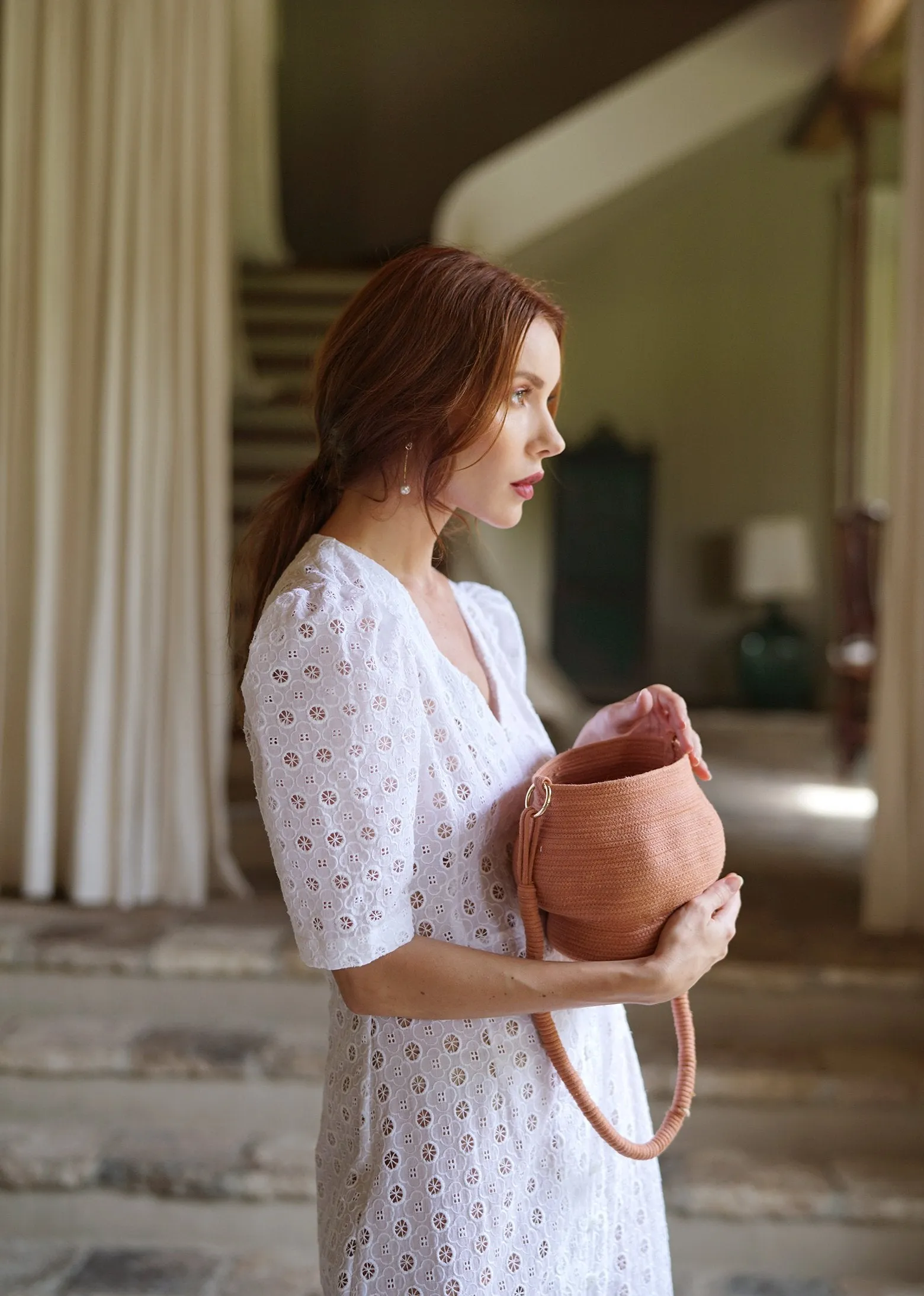 KRATER Vase Bag, in Dusty Terracotta