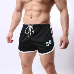 Men Sports Breathable Mesh Boxer Shorts Trunks Ice Silk Boxershorts Adjustable Tether Panties Teenage Young Underwear Boys X4514680