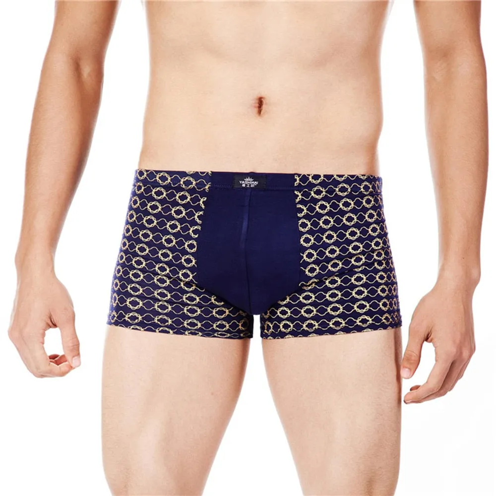 Fashion Underwear Men Boxers Underpants Sexy Print Man'S Pants