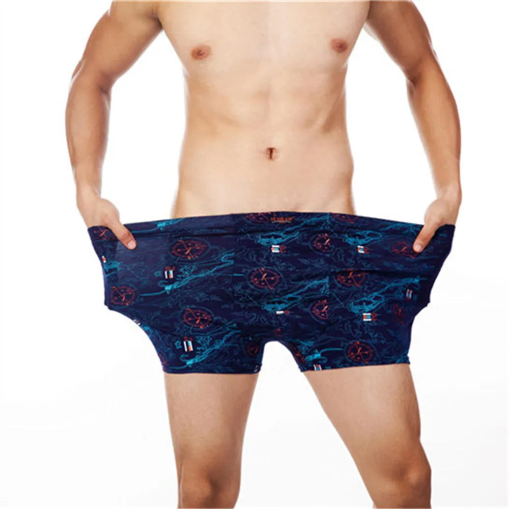 Fashion Underwear Men Boxers Underpants Sexy Print Man'S Pants