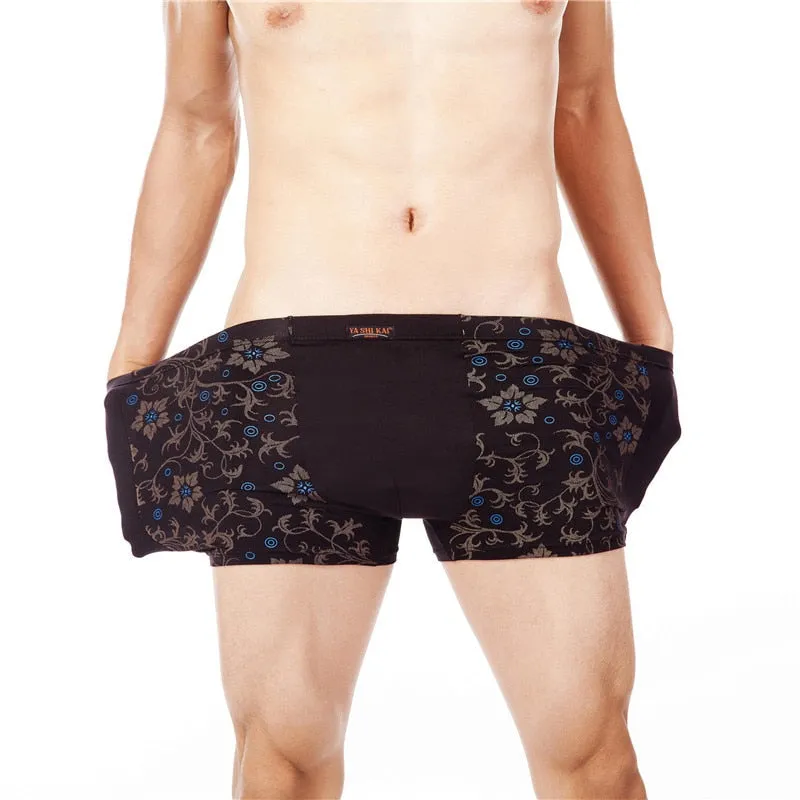 Fashion Underwear Men Boxers Underpants Sexy Print Man'S Pants