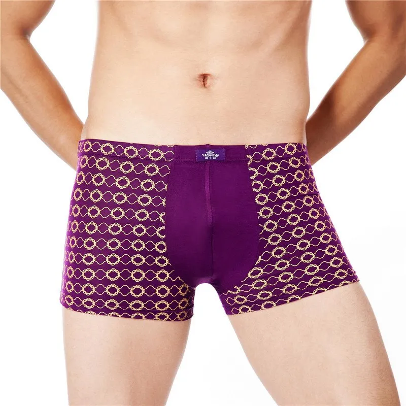 Fashion Underwear Men Boxers Underpants Sexy Print Man'S Pants