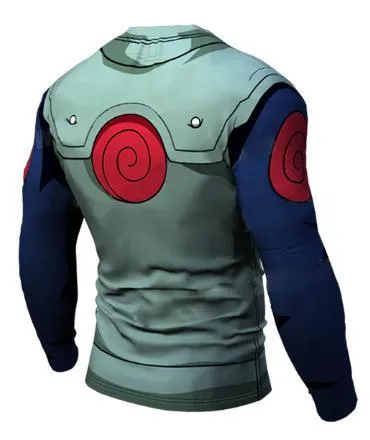 Naruto 'Kakashi' Long Sleeve Premium Compression Rash Guard