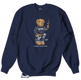 Midnight Navy 3 Sweater - Cheers Bear - Navy