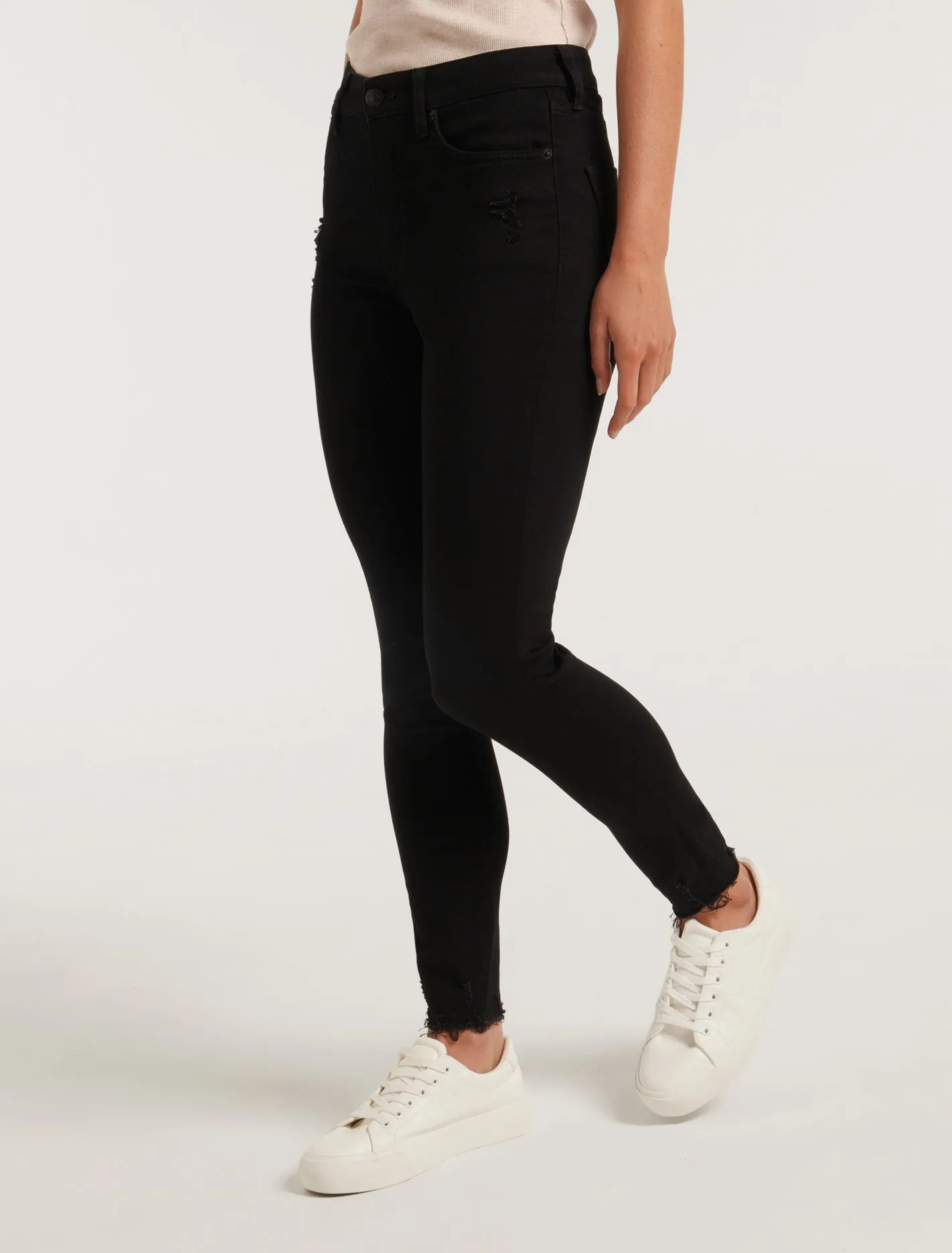 Nala Mid-Rise Ankle Skinny Jeans