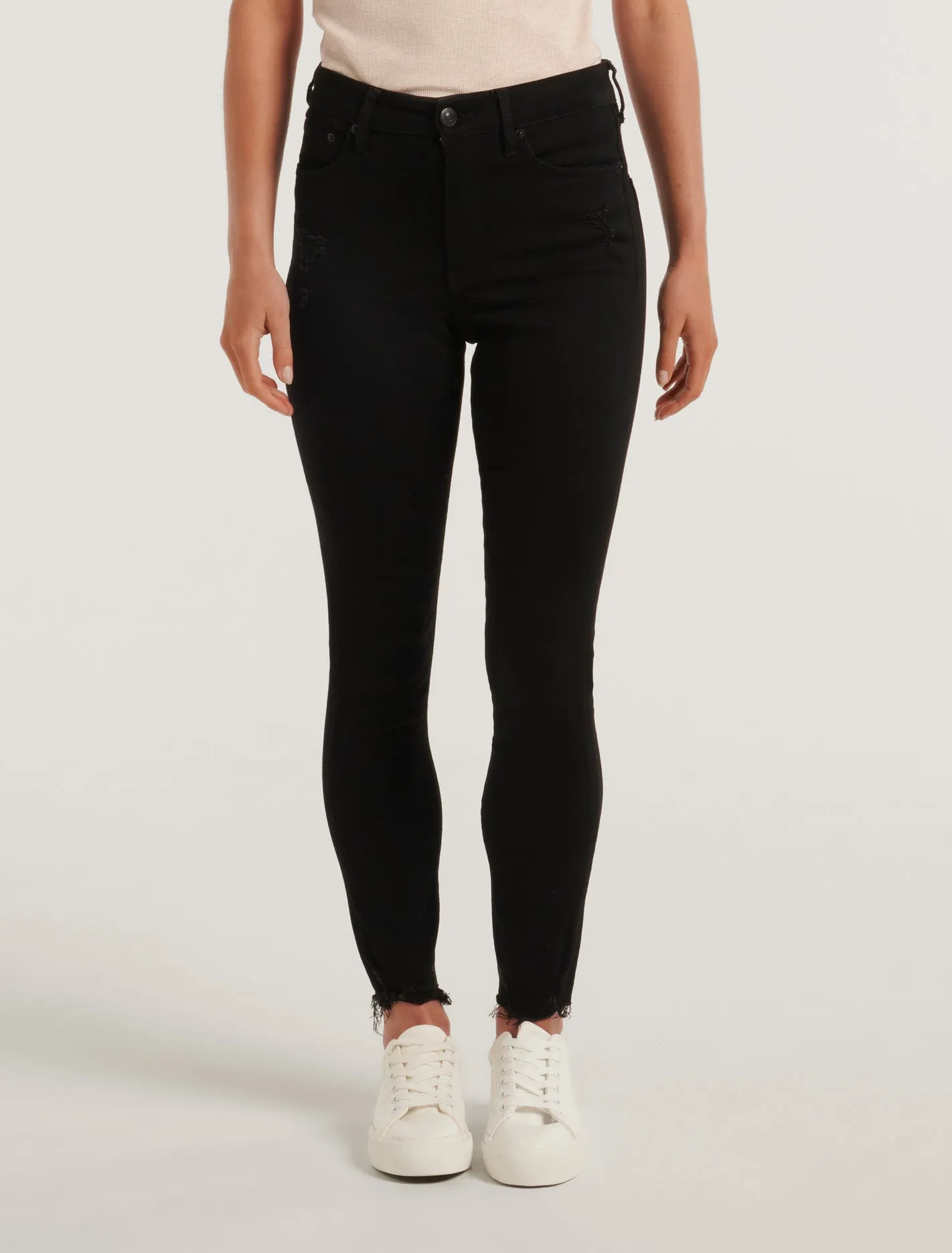 Nala Mid-Rise Ankle Skinny Jeans