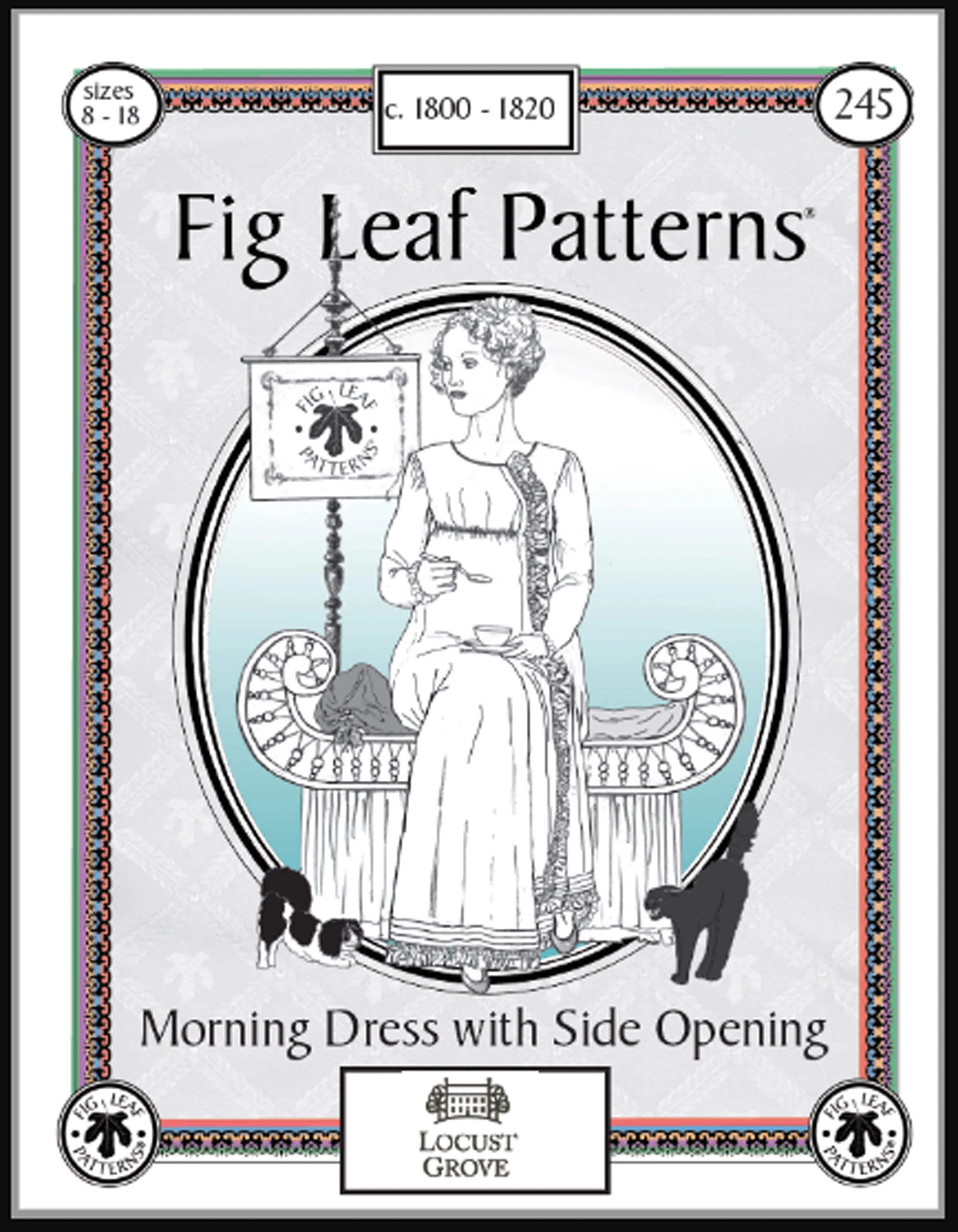 Morning Dress Pattern 1800-1820