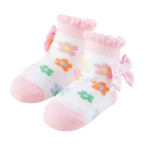 Mud Pie Daisy Baby Socks