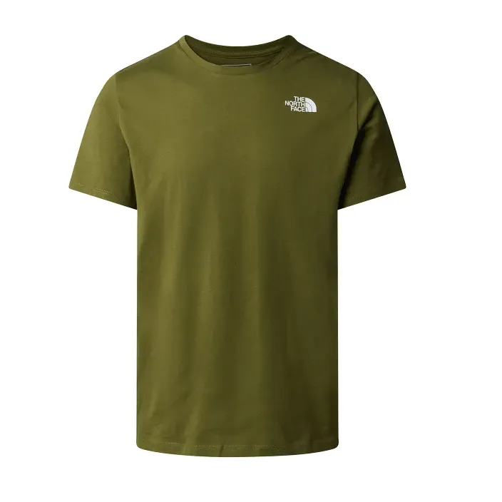 The North Face men's short sleeve t-shirt Foundation Mountain NF0A8830PIB olive green