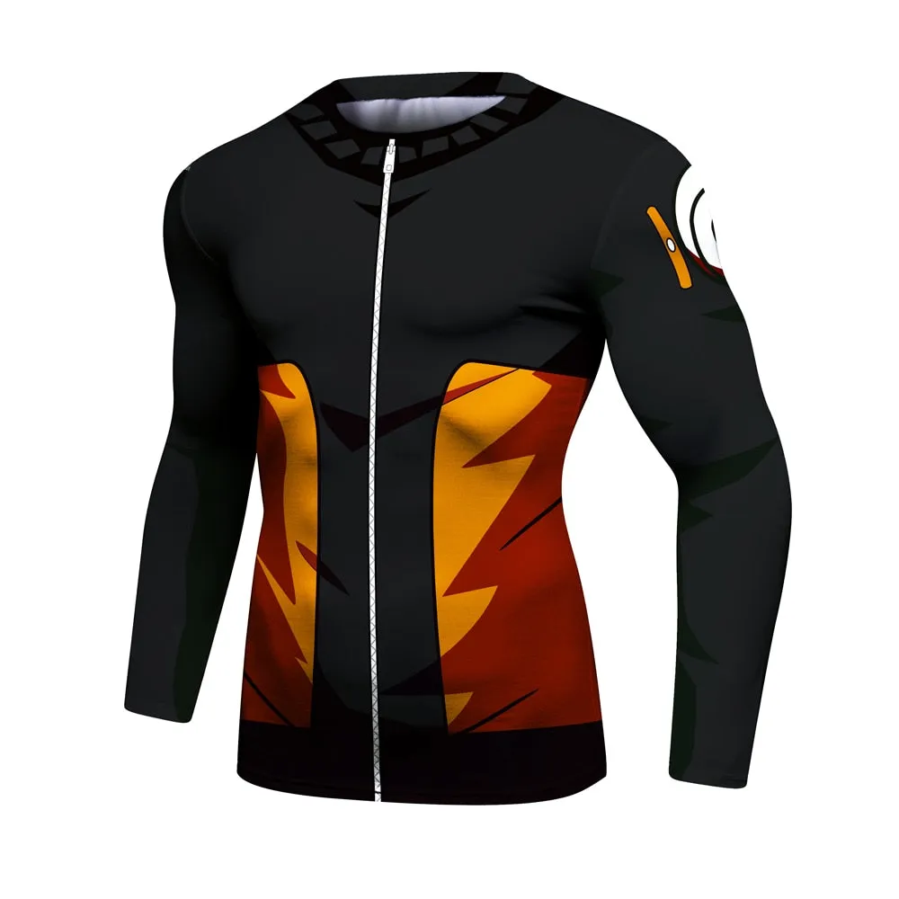 Naruto Elite Long Sleeve Compression Rash Guard