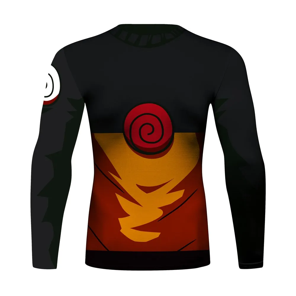 Naruto Elite Long Sleeve Compression Rash Guard