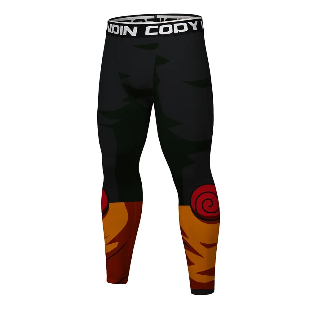 Naruto Elite Long Sleeve Compression Rash Guard Set