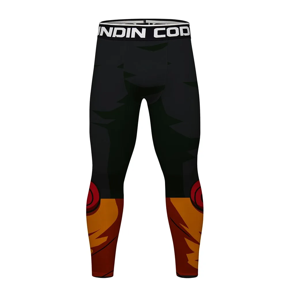 Naruto Elite Long Sleeve Compression Rash Guard Set