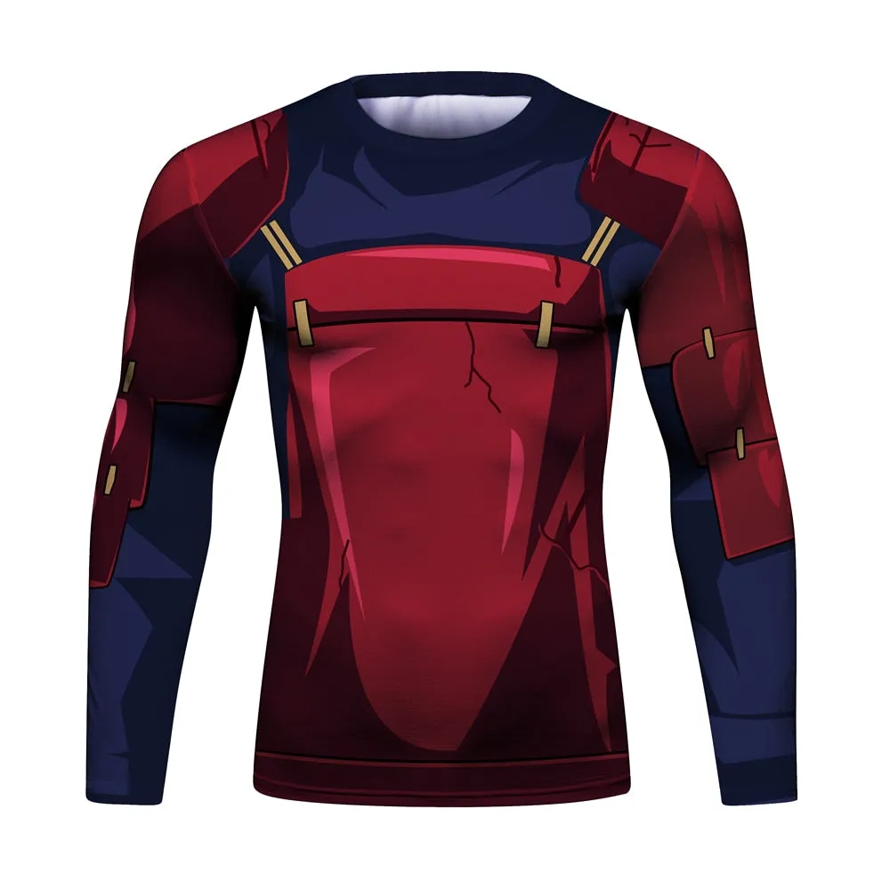 Naruto 'Madara' Elite Long Sleeve Compression Rash Guard Set