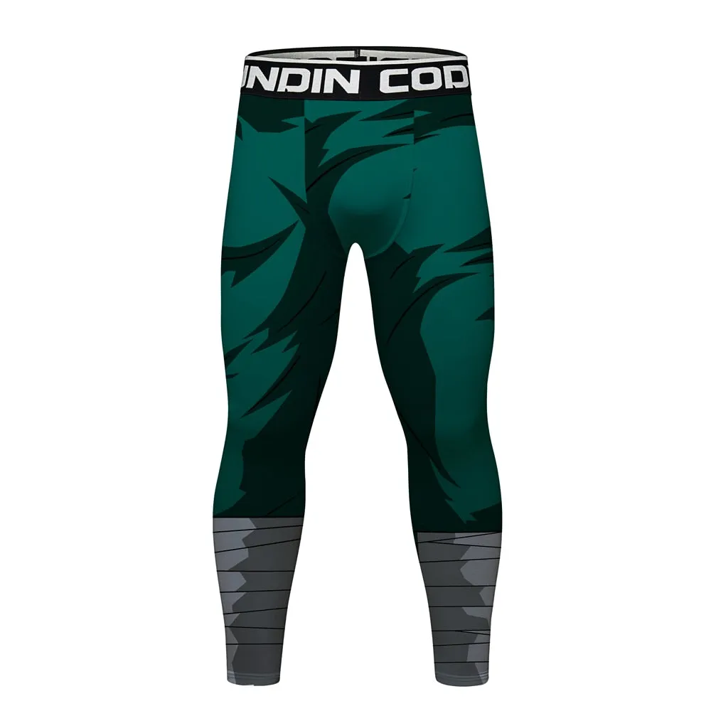 Naruto 'Rock Lee ' Elite Long Sleeve Compression Rash Guard Set