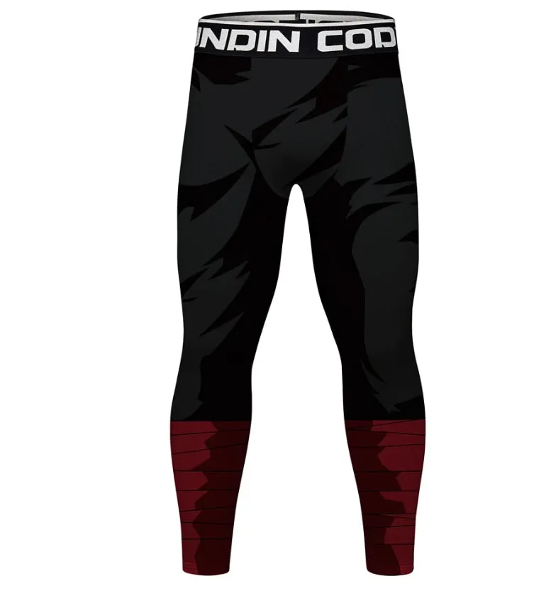 Naruto 'Rock Lee | Dark' Elite Long Sleeve Compression Rash Guard Set