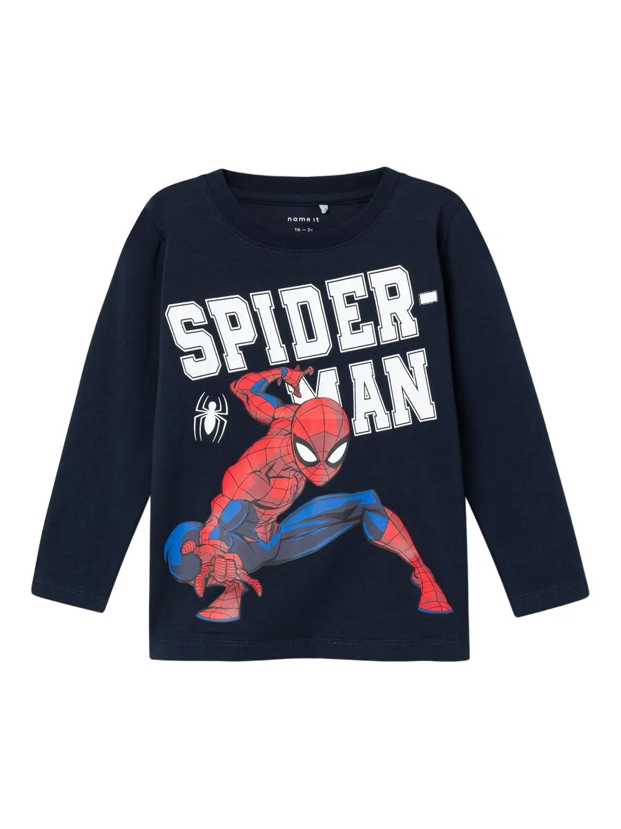 name it Spider-Man children's long-sleeved t-shirt 13225916 dark blue 