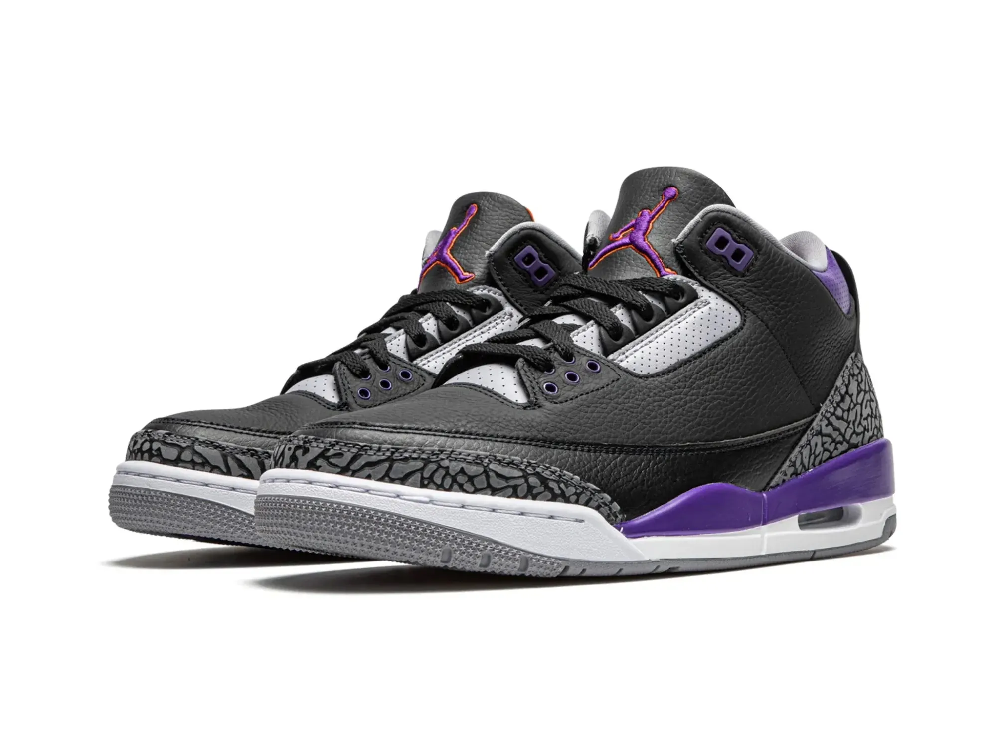 Nike Air Jordan 3 Retro "Black Court Purple"