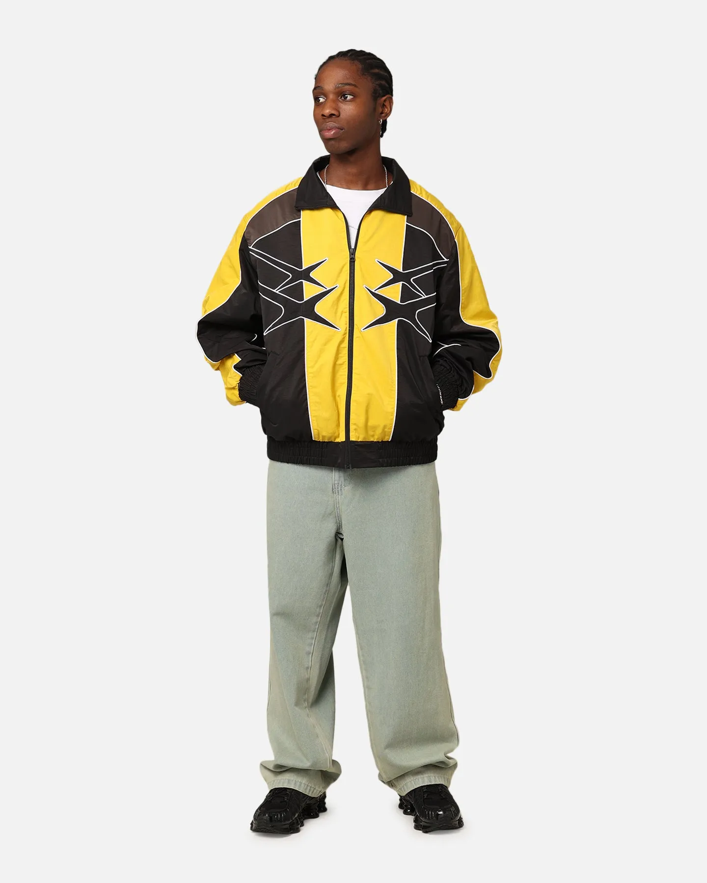 Loiter Paradise Track Jacket Black/Yellow